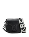 Marc Jacobs The Saddle Bag In Black/silver