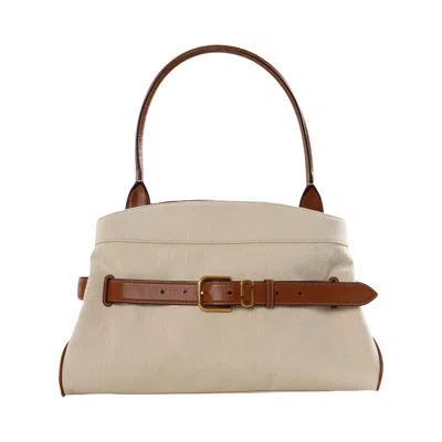 Pre-owned Marc Jacobs The Satchel Canvas Bag 'beige' | Tan | Women's Size Onesize In Brown