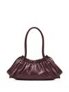Marc Jacobs The Satchel Leather Shoulder Bag In Purple