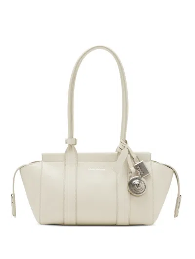 Marc Jacobs The Satchel Leather Tote Bag In White