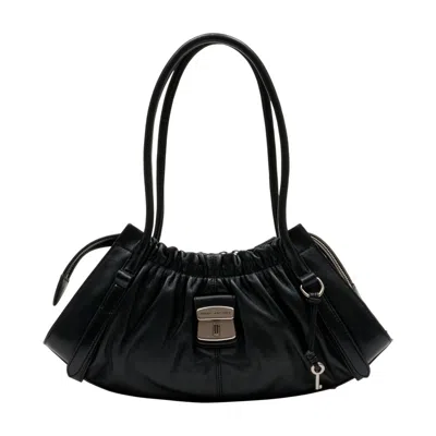 Marc Jacobs The Satchel Shoulder Bag In Black