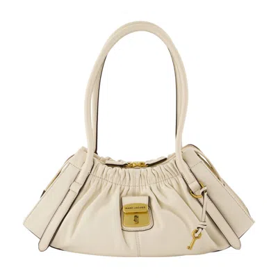 Marc Jacobs The Satchel Shoulder Bag -  - Leather - Ivory In Neutral