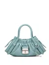 Marc Jacobs The Satchel Small Leather Handbag In Blue