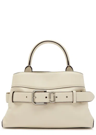 Marc Jacobs The Small Satchel White Leather Bag In Neutral