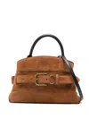 Marc Jacobs The Satchel Small Leather Shoulder Bag In Brown