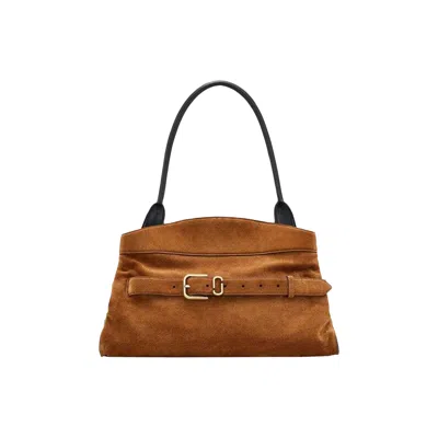 Pre-owned Marc Jacobs The Satchel Suede Dakota Bag 'copper' | Brown | Women's Size Onesize