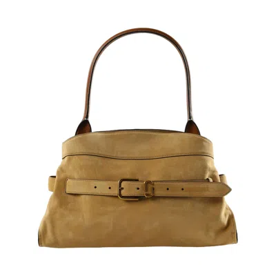 Pre-owned Marc Jacobs The Satchel Suede Dakota 'sahara' | Brown | Women's Size Onesize