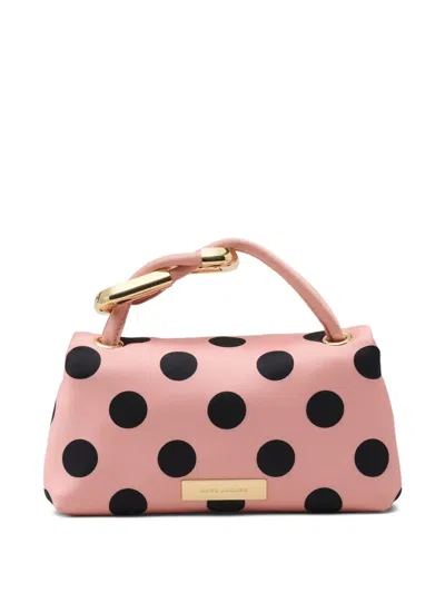 Marc Jacobs The Satin Dots Dual Micro Mini Bag In Pink