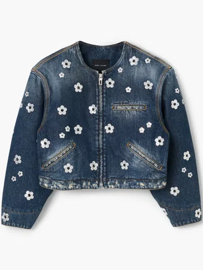 MARC JACOBS THE SEQUIN DAISY CROPPED JACKET
