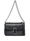 Marc Jacobs The Sequin Chain-link Shoulder Bag In Black
