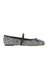 Marc Jacobs The Sequined Sabrina Ballerina Flats In Black