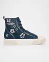 Marc Jacobs High-top Sneakers In Vintage Indigo
