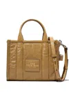 Marc Jacobs The Shiny Crinkle Small Tote Bag In Brown