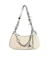 Marc Jacobs 'the Shoulder' Cotton Leather Bag In White