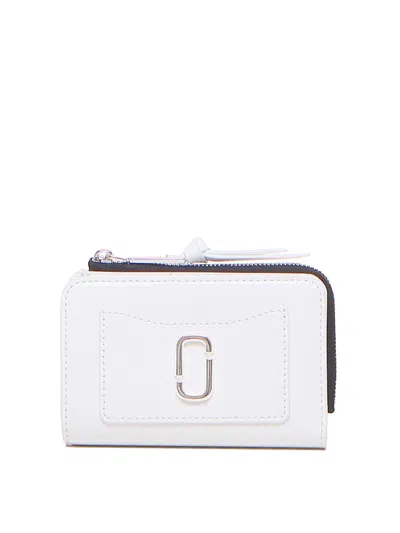 Marc Jacobs The Slim Bi-fold Wallet In White