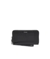 Marc Jacobs The Slim 84 Continental Black Wallet In Black