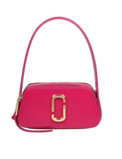 MARC JACOBS THE SLINGSHOT BAG IN FUCHSIA LEATHER