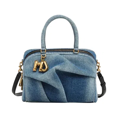 Pre-owned Marc Jacobs The Small Bauletto Denim Bag 'medium Wash' | Blue | Women's Size Onesize