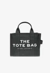 Marc Jacobs Black Canvas Mini The Tote Bag Handbag In Green