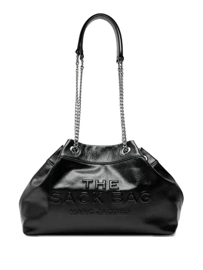 Marc Jacobs The Small Chain Sack Shoulder Bag In Black