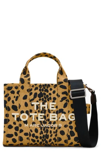 Marc Jacobs The Small Cheetah Cotton Canvas Tote In Leopard