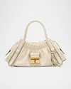 Marc Jacobs The Small Christina Leather Satchel Bag In White