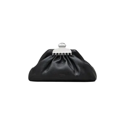 Pre-owned Marc Jacobs The Small Claw Clip Clutch Bag 'black' | Women's Size Onesize
