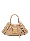 Marc Jacobs The Small Cristina Gathered Padlock Tote Bag In Brown
