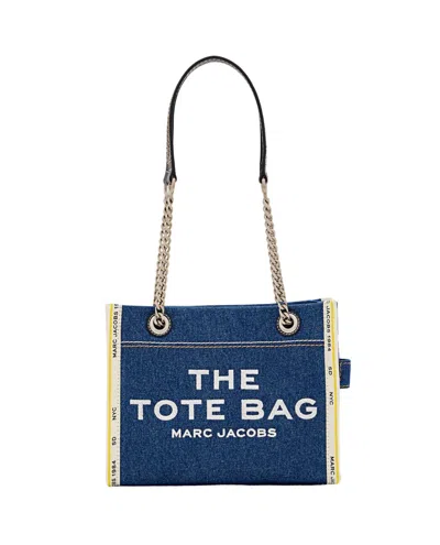 Marc Jacobs The Small Denim Tote Bag In Blue