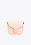 Marc Jacobs The Small J Marc Leather Saddle Bag In Pink