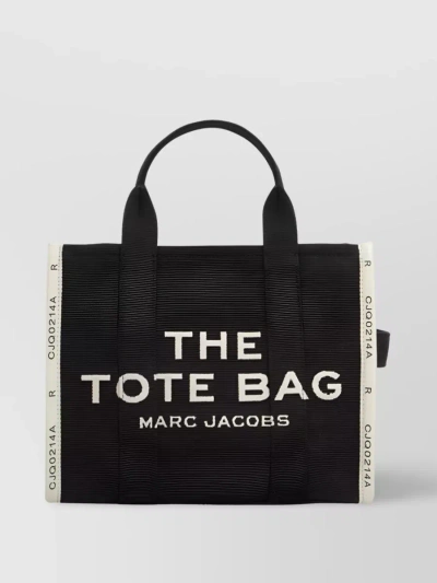 Marc Jacobs Medium The Jacquard Tote Bag In Black