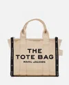 Marc Jacobs The Tote Bag In Canvas With Embroidered Logo In Sand