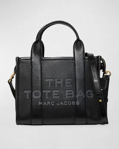 Marc Jacobs The Small Leather Tote Bag In Black