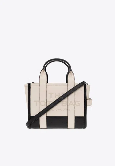 Marc Jacobs The Small Leather Tote Bag In Cream