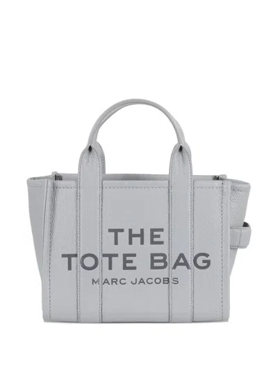 Marc Jacobs The Small Leather Tote Bag In Gray