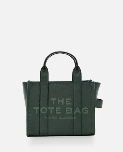 Marc Jacobs The Leather Small Tote Bag In Green