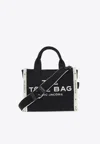 Marc Jacobs The Small Logo Jacquard Tote Bag In Black