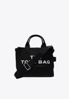 Marc Jacobs The Small Logo Print Tote Bag In Black