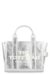 Marc Jacobs The Small Metallic Leather Tote Bag In Silver