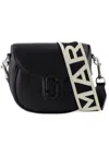 Marc Jacobs Womens Black The J Marc Small Saddle Bag In Black