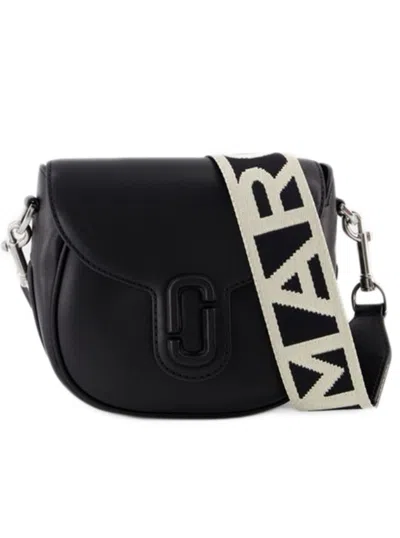 MARC JACOBS MARC JACOBS THE SMALL SADDLE BAG - LEATHER - BLACK