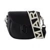 Marc Jacobs Small The Saddle Crossbody Bag In Calf Leather In Black