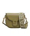 Marc Jacobs The J Marc Small Saddle Bag In Green