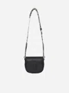 Marc Jacobs The Small Saddle Leather Shoulder Bag In Black