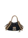Marc Jacobs The Small Cristina Denim Suede Satchel In Blue
