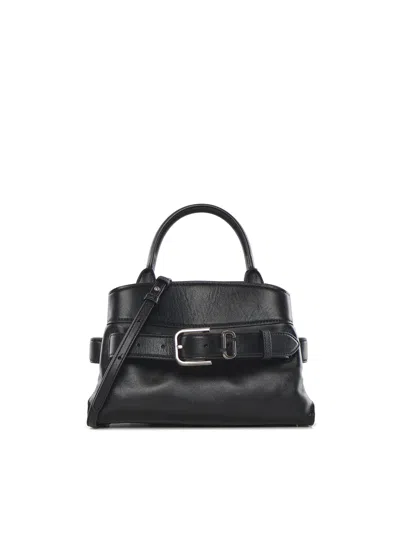 Marc Jacobs The Small Satchel Leather Bag In Black