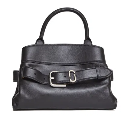 Marc Jacobs The Small Satchel Leather Bag In Black