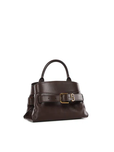 Marc Jacobs The Small Satchel Leather Bag In Sand