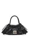 Marc Jacobs The Small Satchel Leather Shoulder Bag In Black