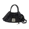 Marc Jacobs The Small Christina Leather Satchel Bag In Black